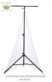 Lighting Stand Scrim - Double Side in White